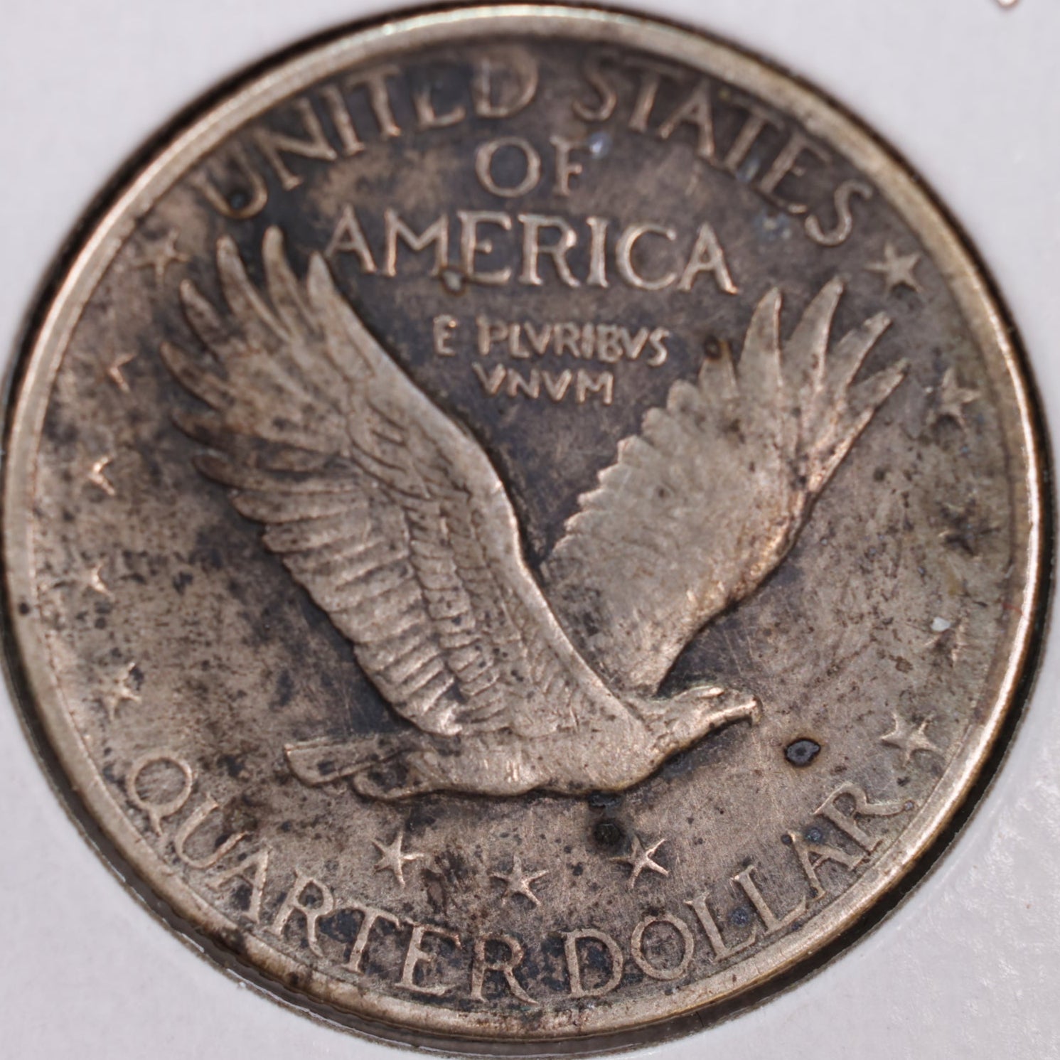 1920 Standing Silver Liberty Quarter, Very Fine Circulated Coin, Store #QR0054
