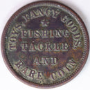 1861-64 Civil War Store Card, M.L. MARSHALL, About Uncirculated Coin, Store