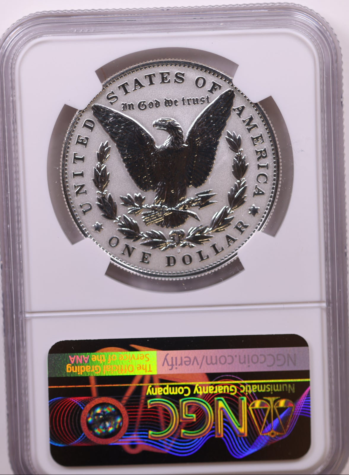 2023-S $1 Morgan, NGC Reverse PF 70, Store #GMC346