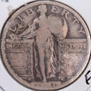 1921 Standing Liberty Quarter, Fine+ Circulated Coin, Store