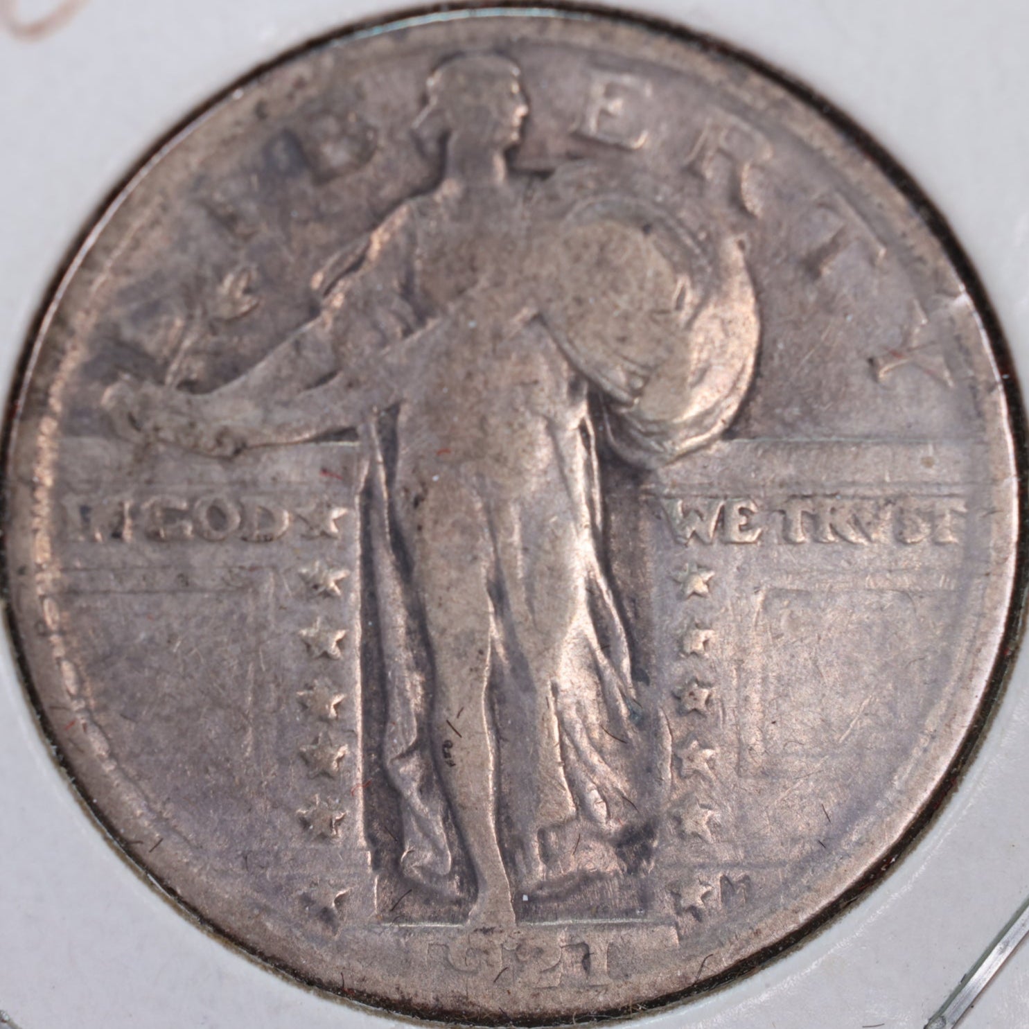 1921 Standing Liberty Quarter, Extra Fine Circulated Coin, Store #QR0065