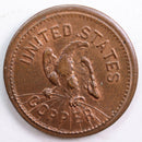 1861-64 Civil War Patriotic Token, About Uncirculated Coin, Store