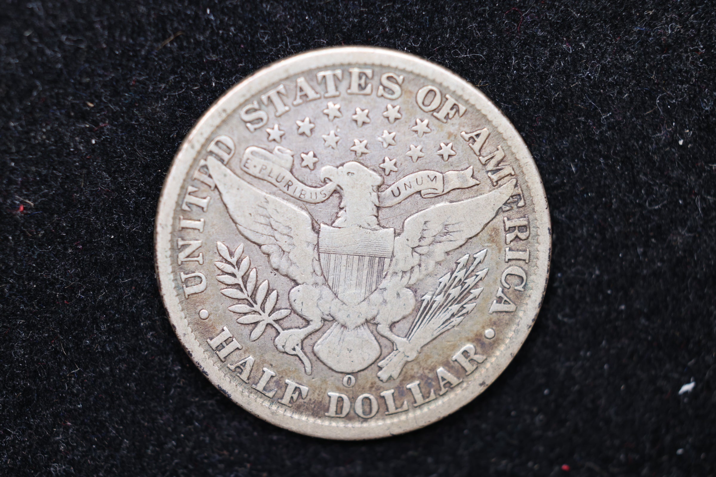 1907-O Barber Half Dollar., Circulated Coin. Large Affordable Sale #HR377