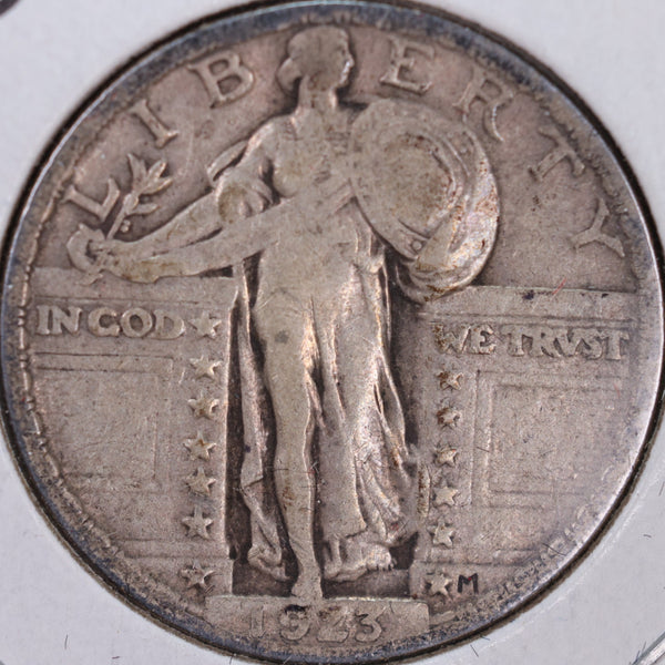 1923 Standing Liberty Quarter, Very Fine Circulated Coin, Store #QR0067