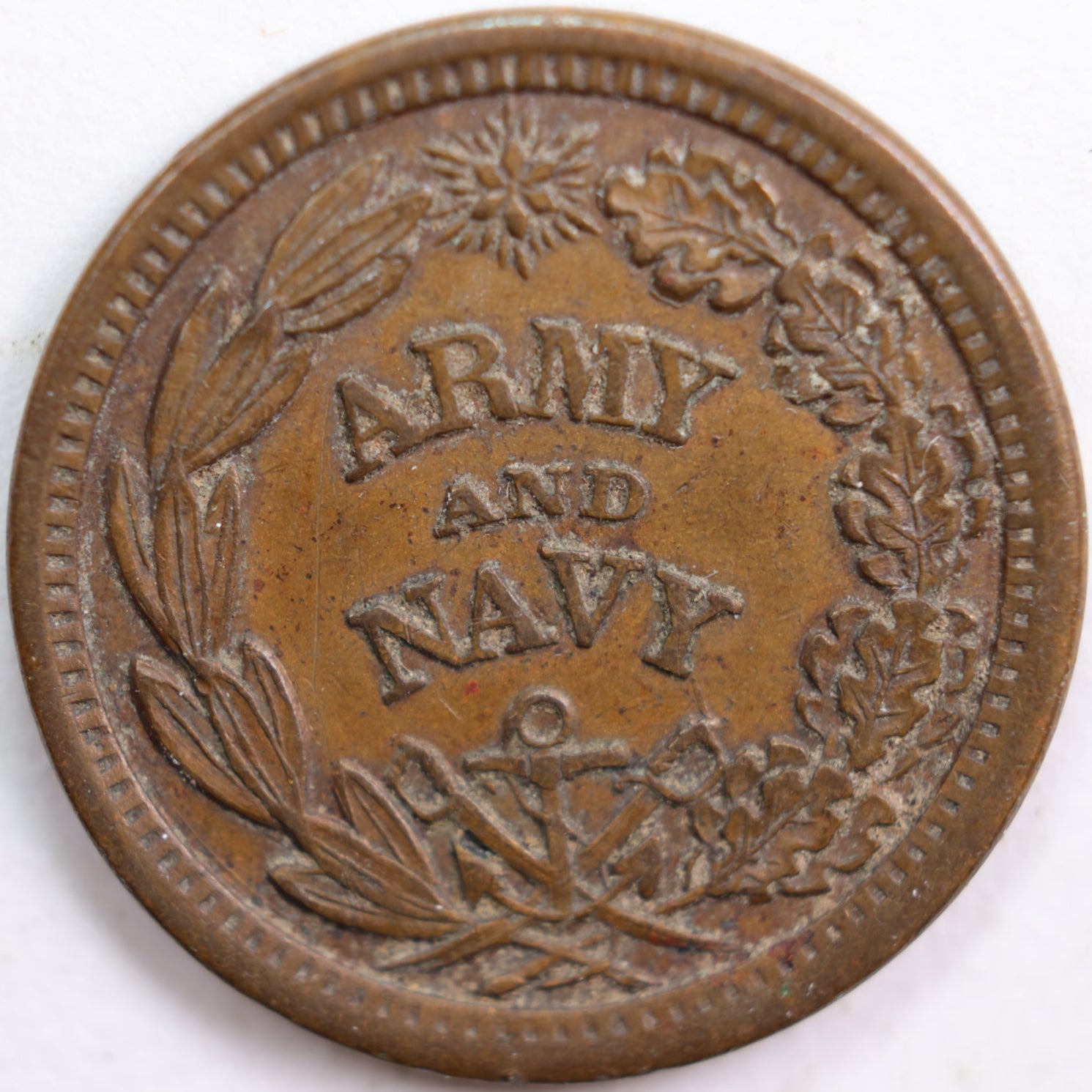 1861-64 Civil War Patriotic Token, Uncirculated Coin, Store #CN017