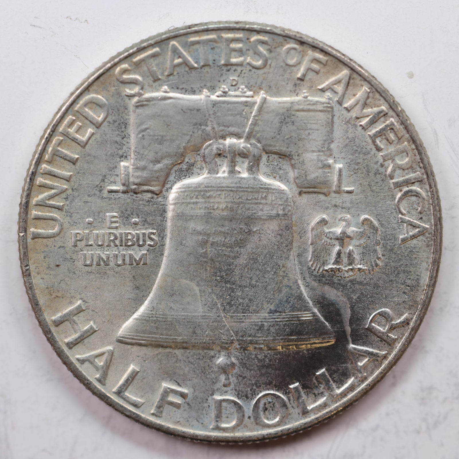 1951-D Franklin Half Dollar, Mint State Uncirculated Coin, Store #HR1178