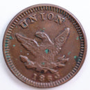 1861-64 Civil War Patriotic Token, Extra Fine Circulated Coin, Store