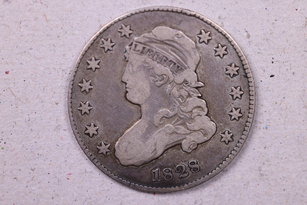 1828 Capped Bust Quarter., Very Fine Circulated Coin., Store#1134