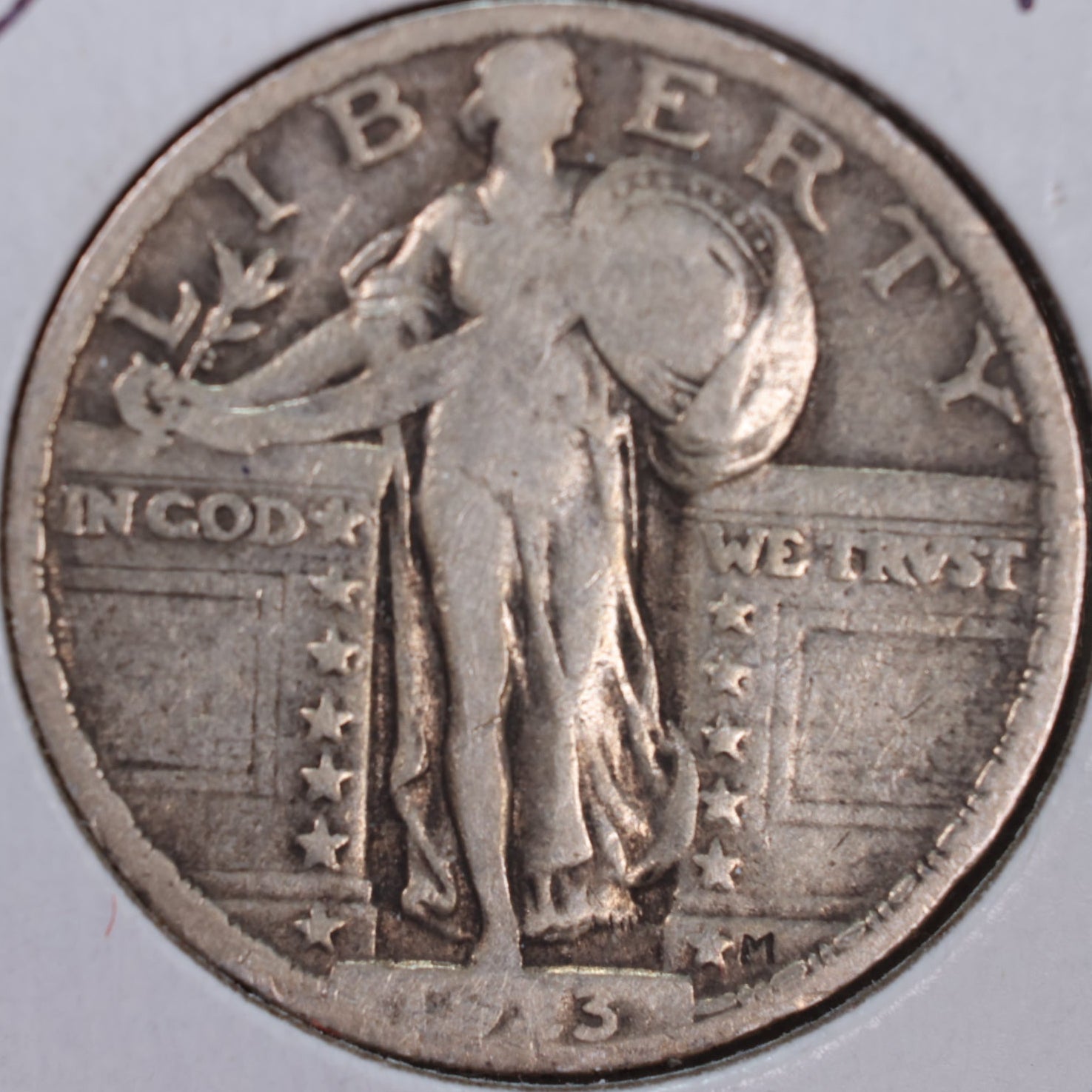 1923 Standing Liberty Quarter, Fine+ Circulated Coin, Store #QR0072