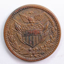 1861-64 Civil War Store Card, A.W. Wallace's, Extra Fine Circulated Coin, Store