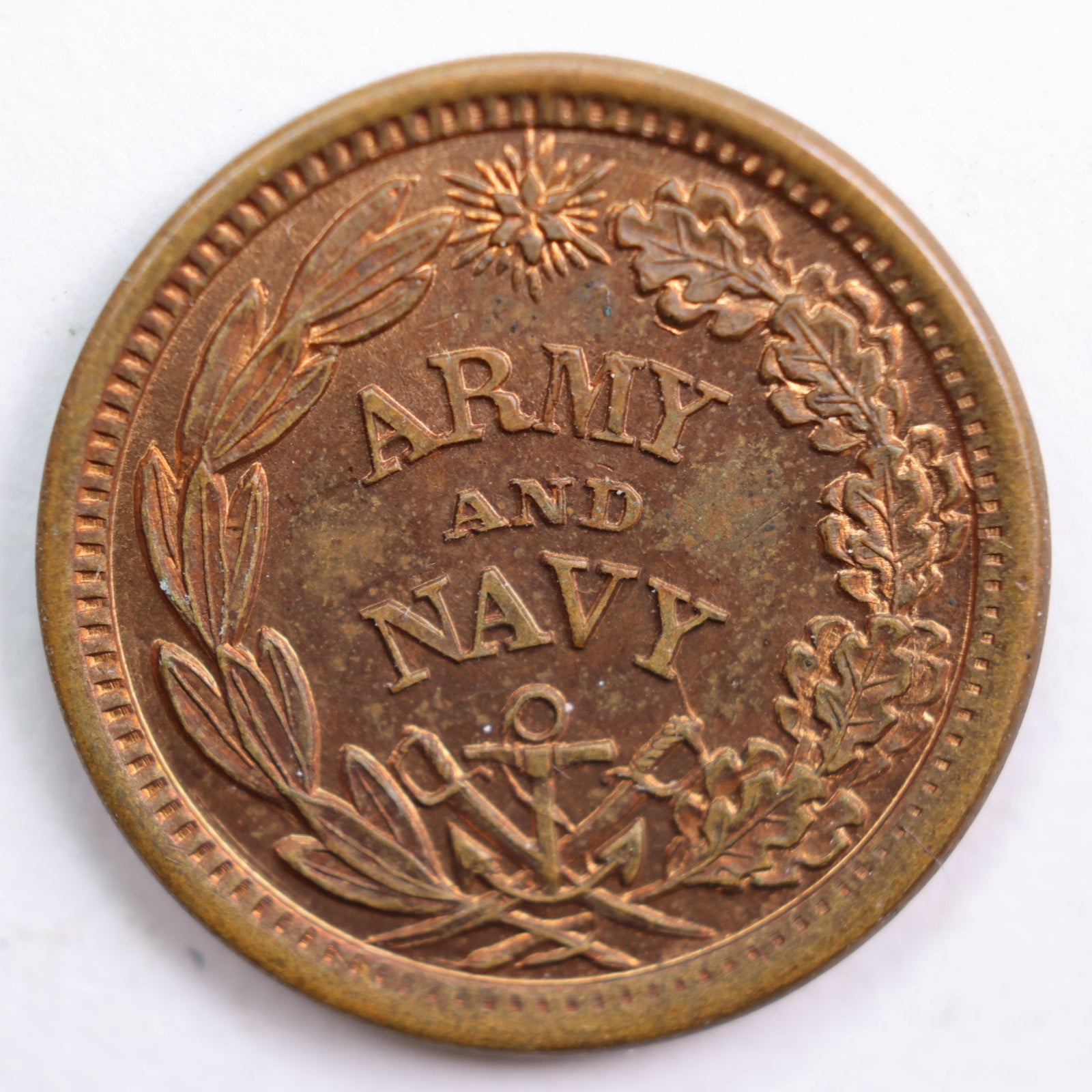 1861-64 Civil War Patriotic Token, Uncirculated Coin, Store #CN023