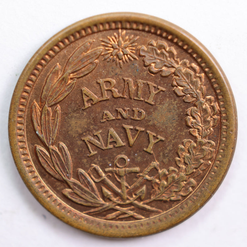 1861-64 Civil War Patriotic Token, Uncirculated Coin, Store