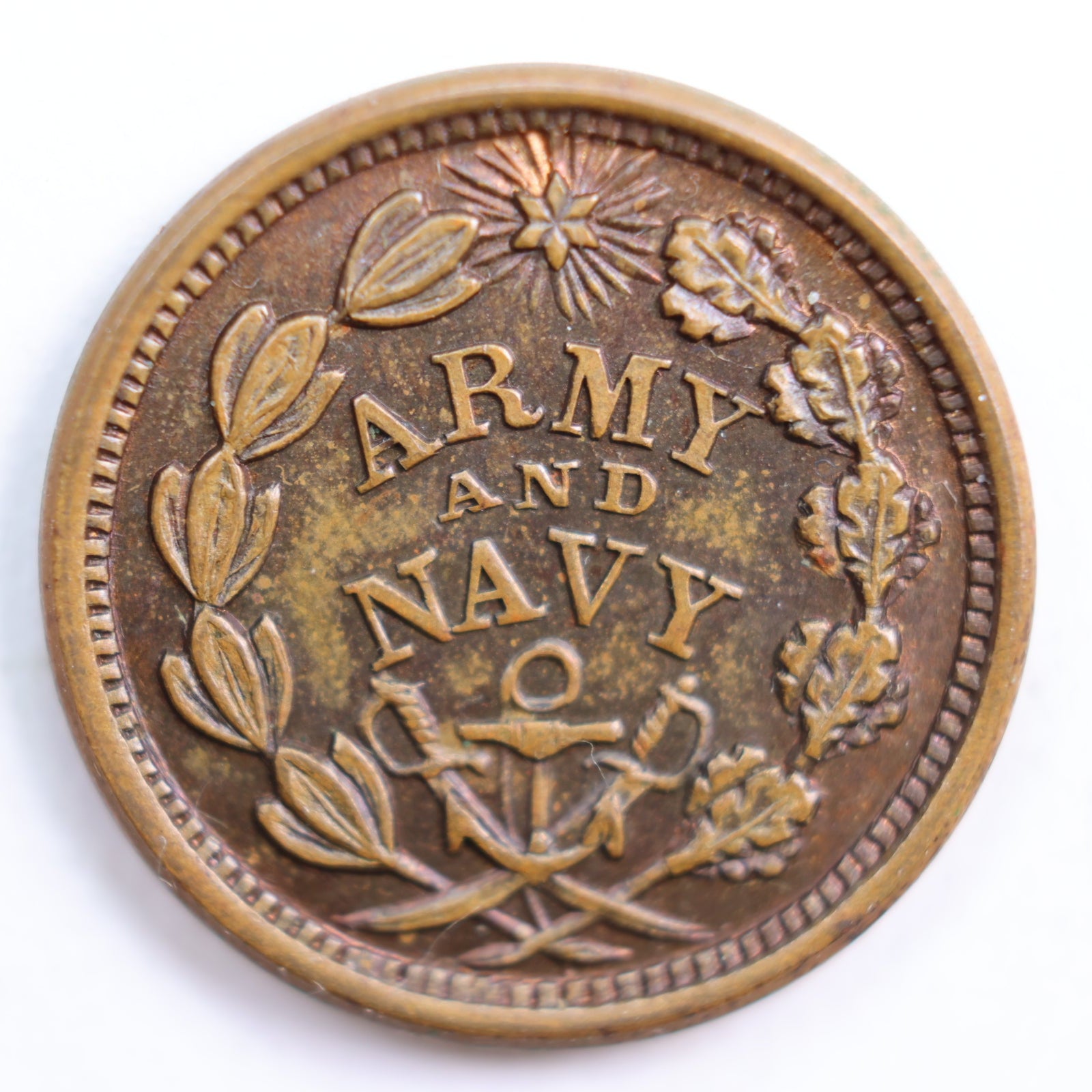 1861-64 Civil War Patroitic Token, About Uncirculated Coin, Store #CN024
