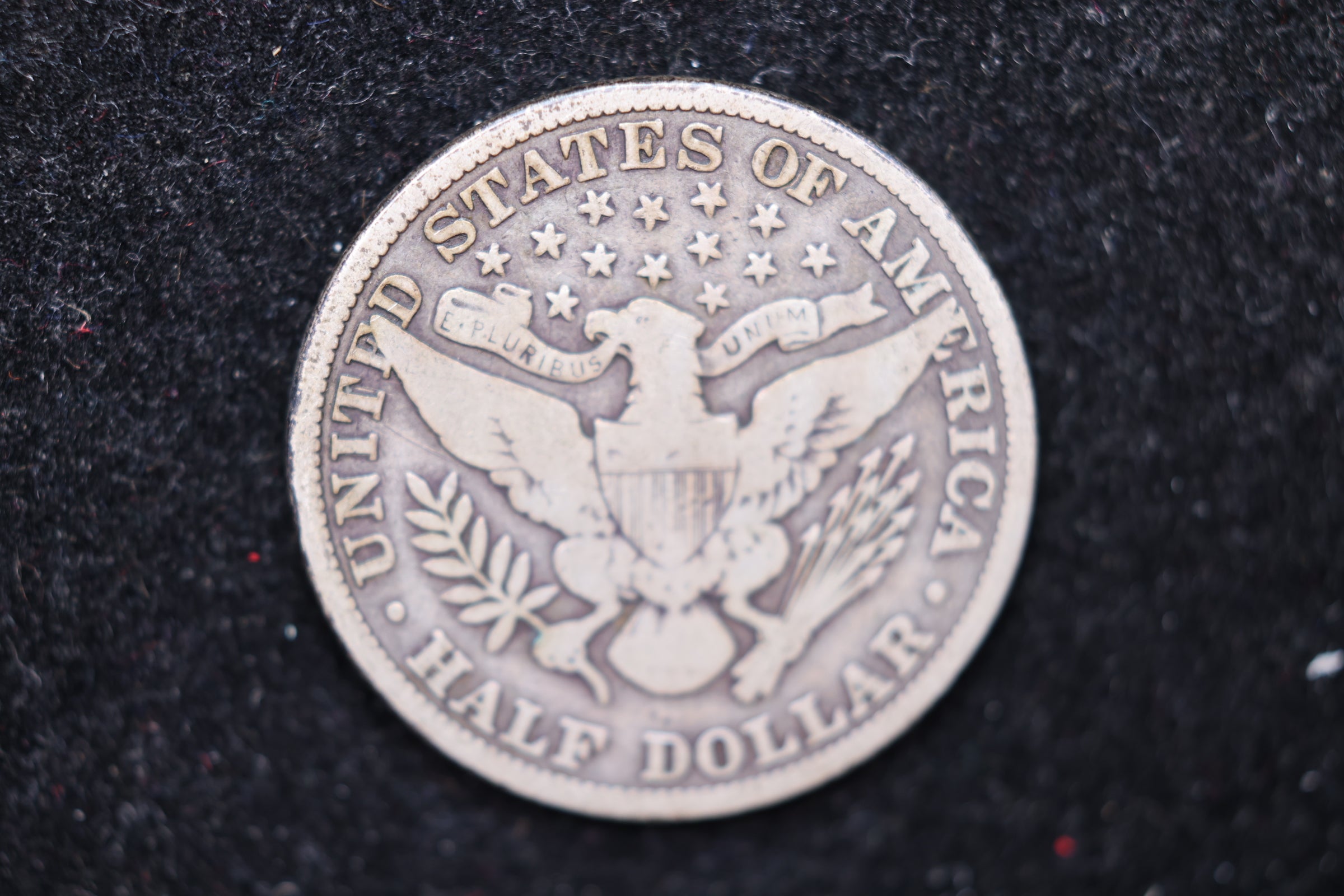 1915 Barber Half Dollar., Circulated Coin. Large Affordable Sale #HR430