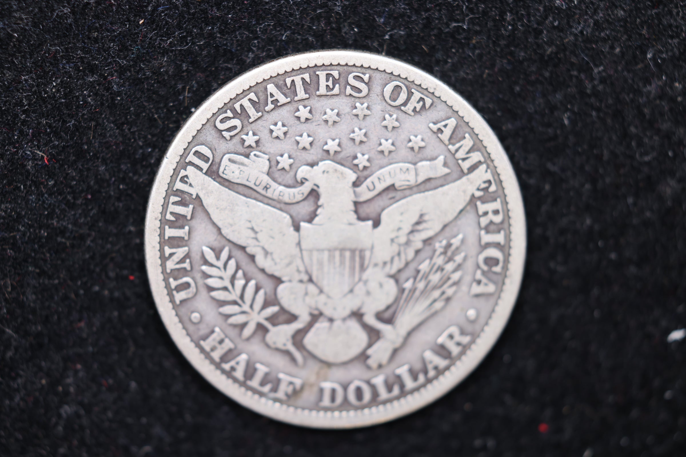 1915 Barber Half Dollar., Circulated Coin. Large Affordable Sale #HR428