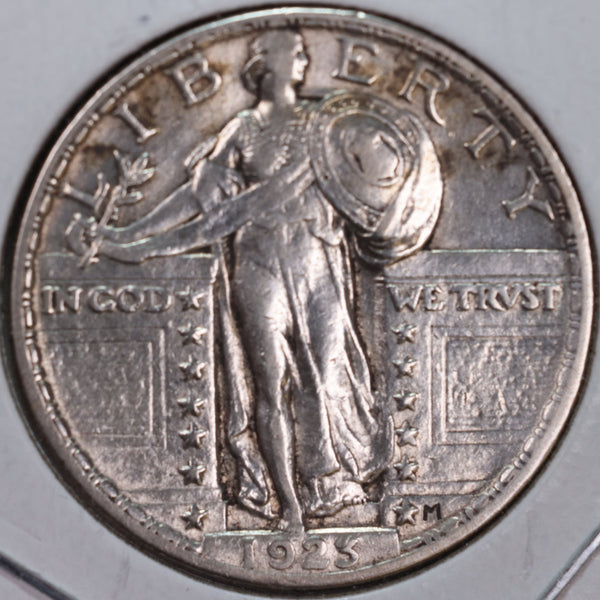 1923 Standing Liberty Quarter, Abt Uncirculated Coin, Store #QR0076