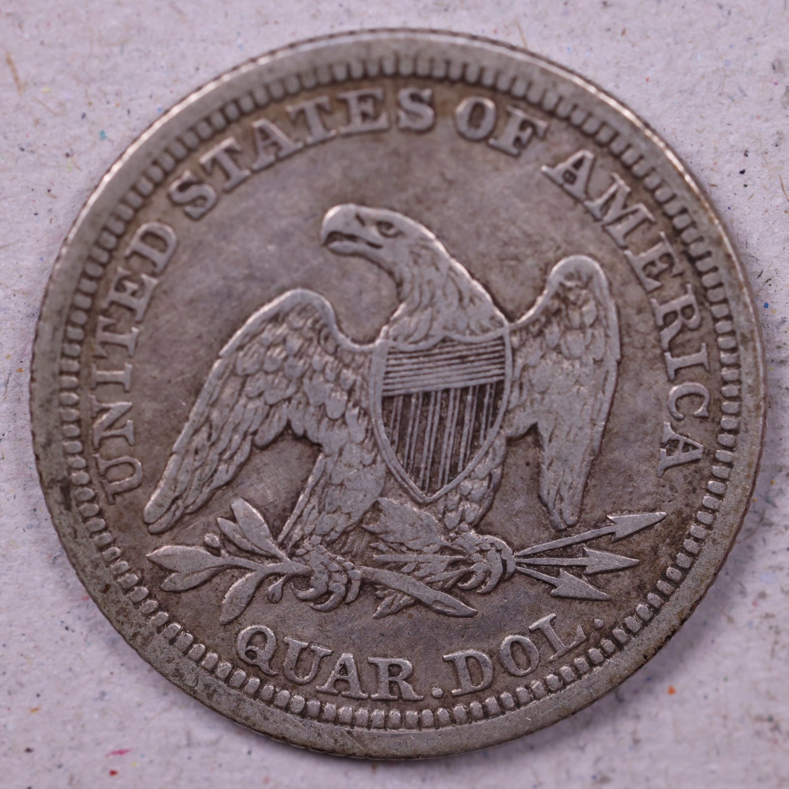 1854 Seated Liberty Quarter., Extra Fine Circulated Coin., Store#QR1359.