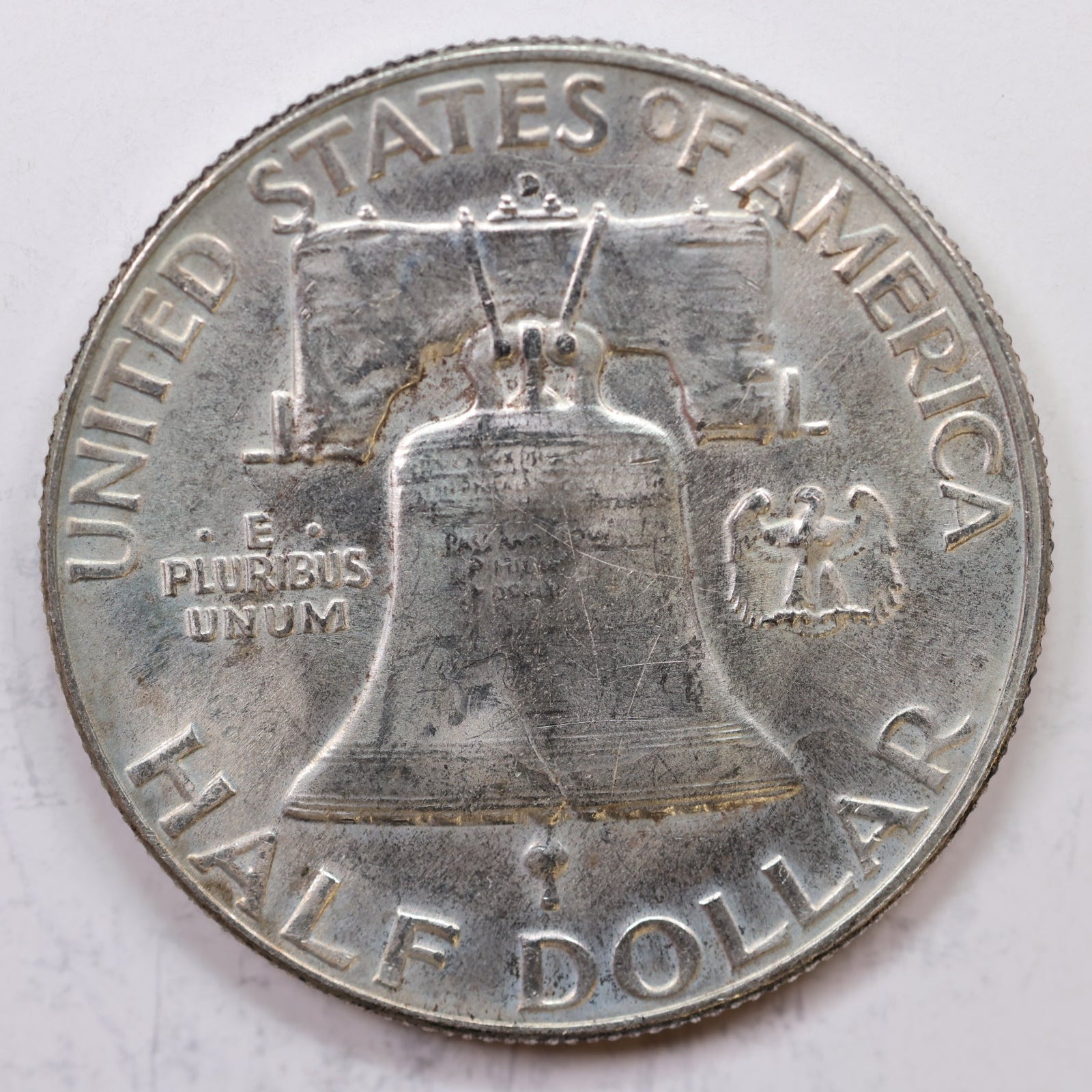 1954-D Franklin Half Dollar, Mint State Uncirculated Coin, Store #HR1187