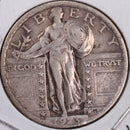 1923 Standing Liberty Quarter, Very Fine+ Circulated Coin, Store