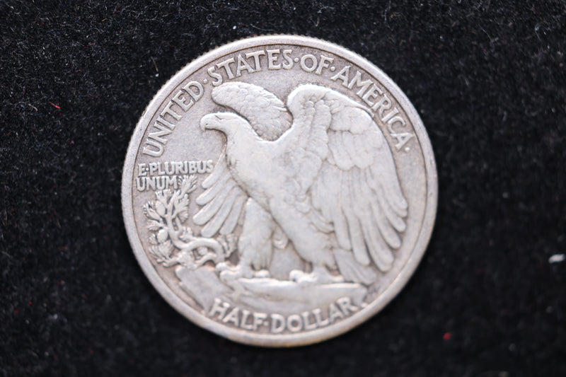 1916-D Walking Liberty Half Dollar., Circulated Coin. Large Affordable Sale