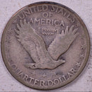 1928-S Standing Liberty Silver Quarter., Very Good Circulated Coin., Store