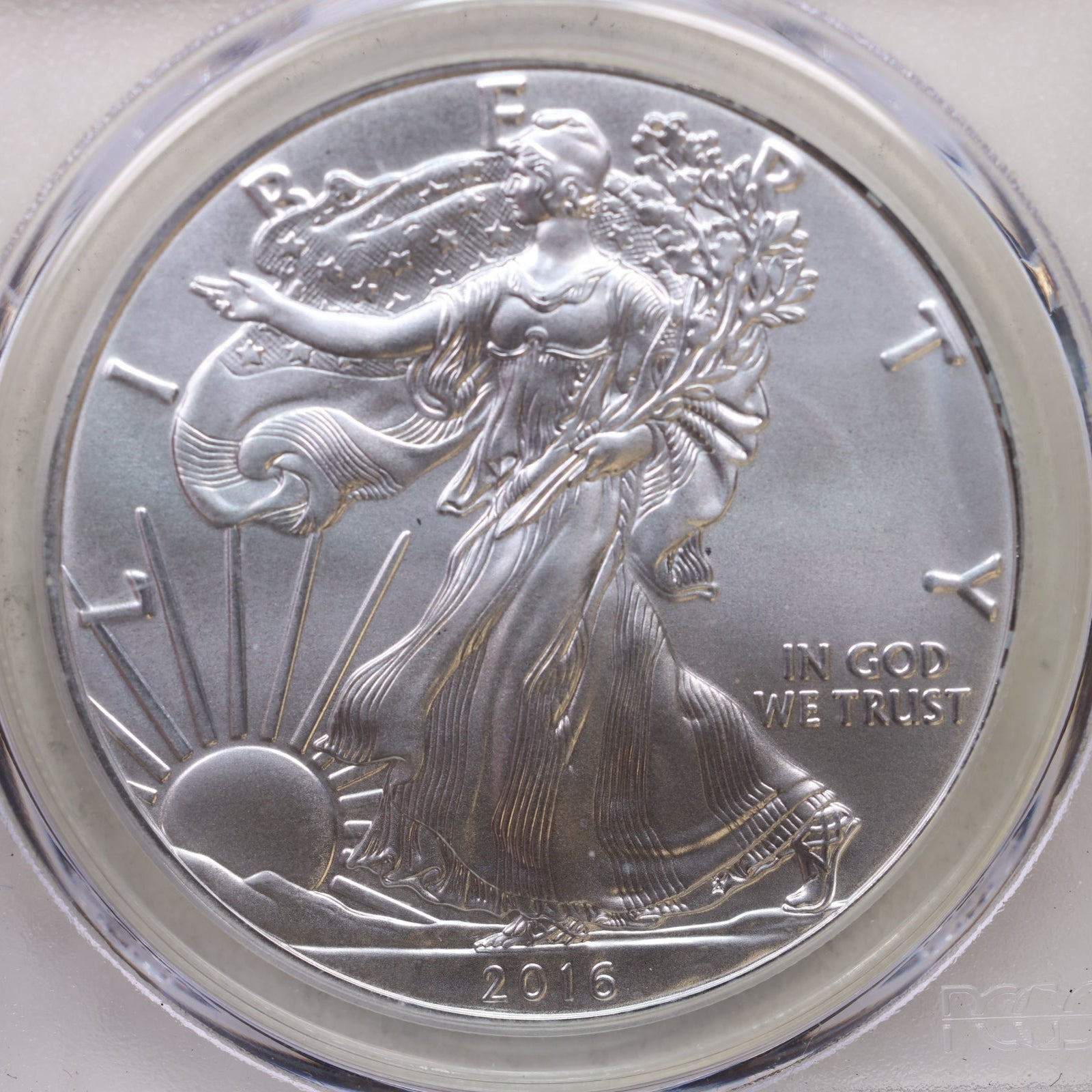 2016 American Silver Eagle, '30th Anniversary' Label, PCGS MS70, Store #AE0247