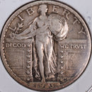 1923 Standing Liberty Quarter, Extra Fine Circulated Coin, Store