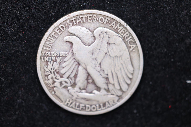 1933-S Walking Liberty Half Dollar., Circulated Coin. Large Affordable Sale