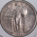 1924 Standing Liberty Quarter, Abt Uncirculated+ Coin, Store