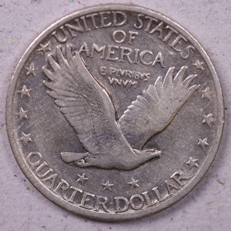 1920-D Standing Liberty Silver Quarter., About Uncirculated Details Coin., Store