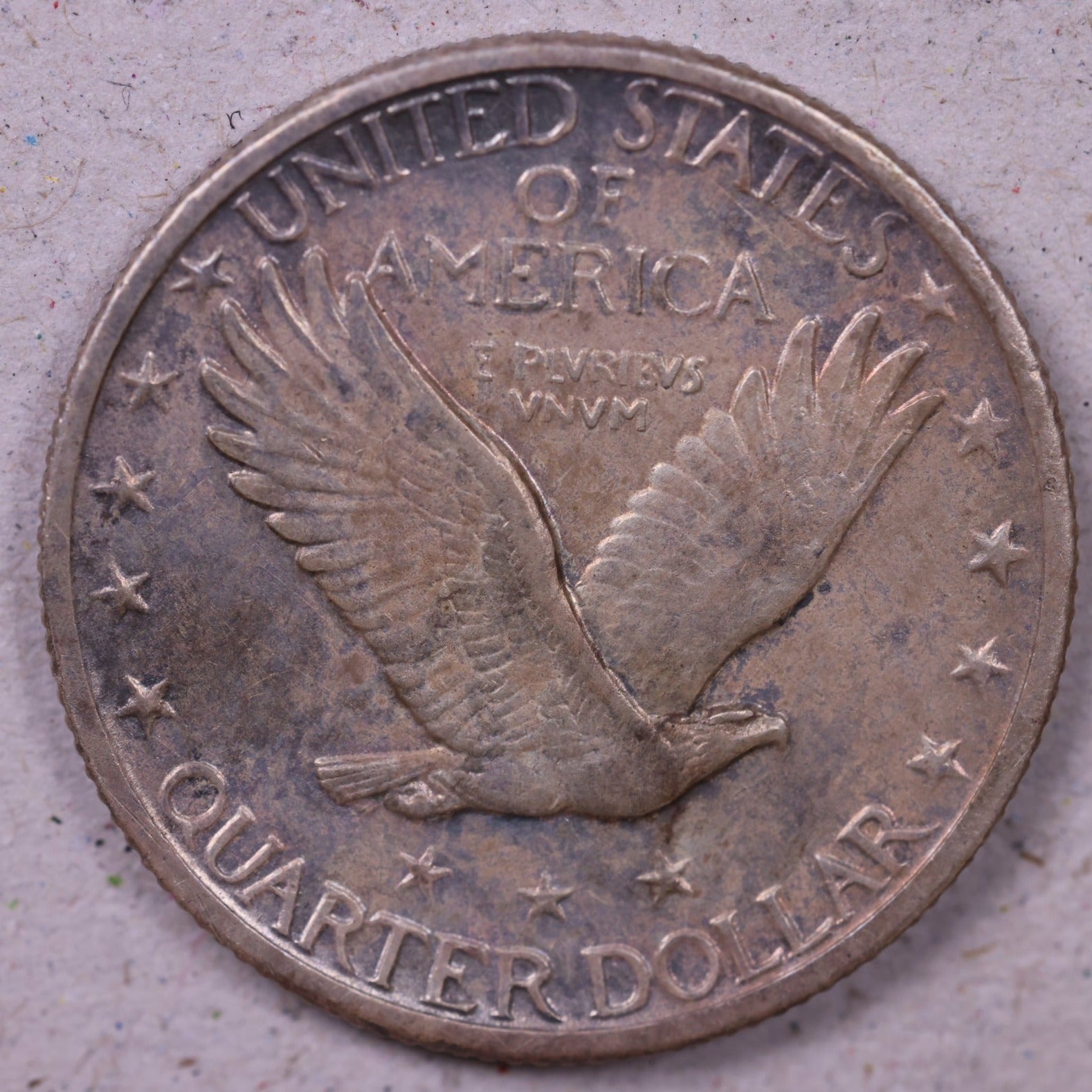 1918-S Standing Liberty Silver Quarter, Mint State, Uncirculated Coin, Store#QR1555