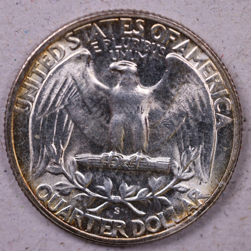 1947-S Washington Silver Quarter., Mint State., Uncirculated Coin., Store