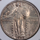 1925 Standing Liberty Quarter, Abt Uncirculated Coin, Store