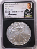2020 American Silver Eagle, 'Mint Director's Series', NGC MS-70, Store