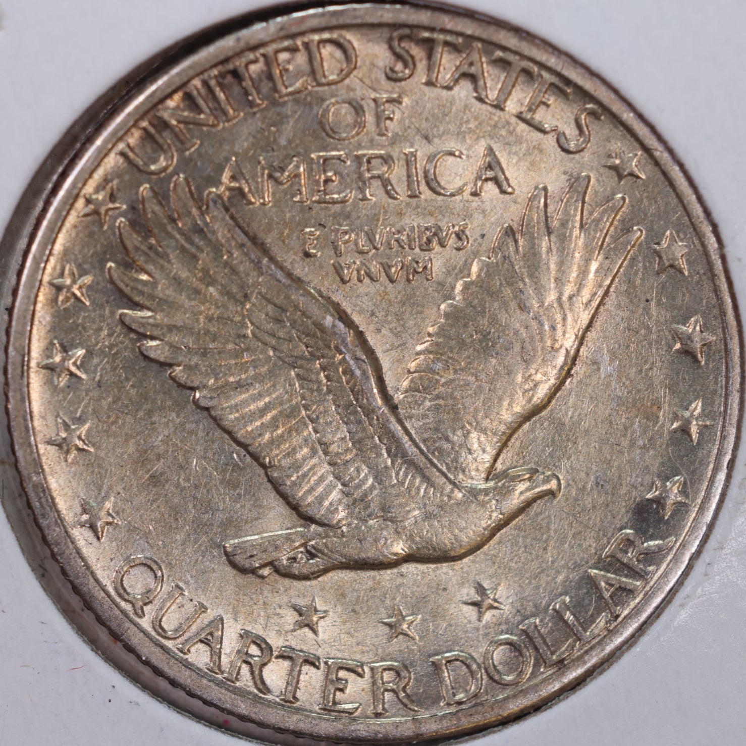 1925 Standing Liberty Quarter, Abt Uncirculated Coin, Store #QR0088