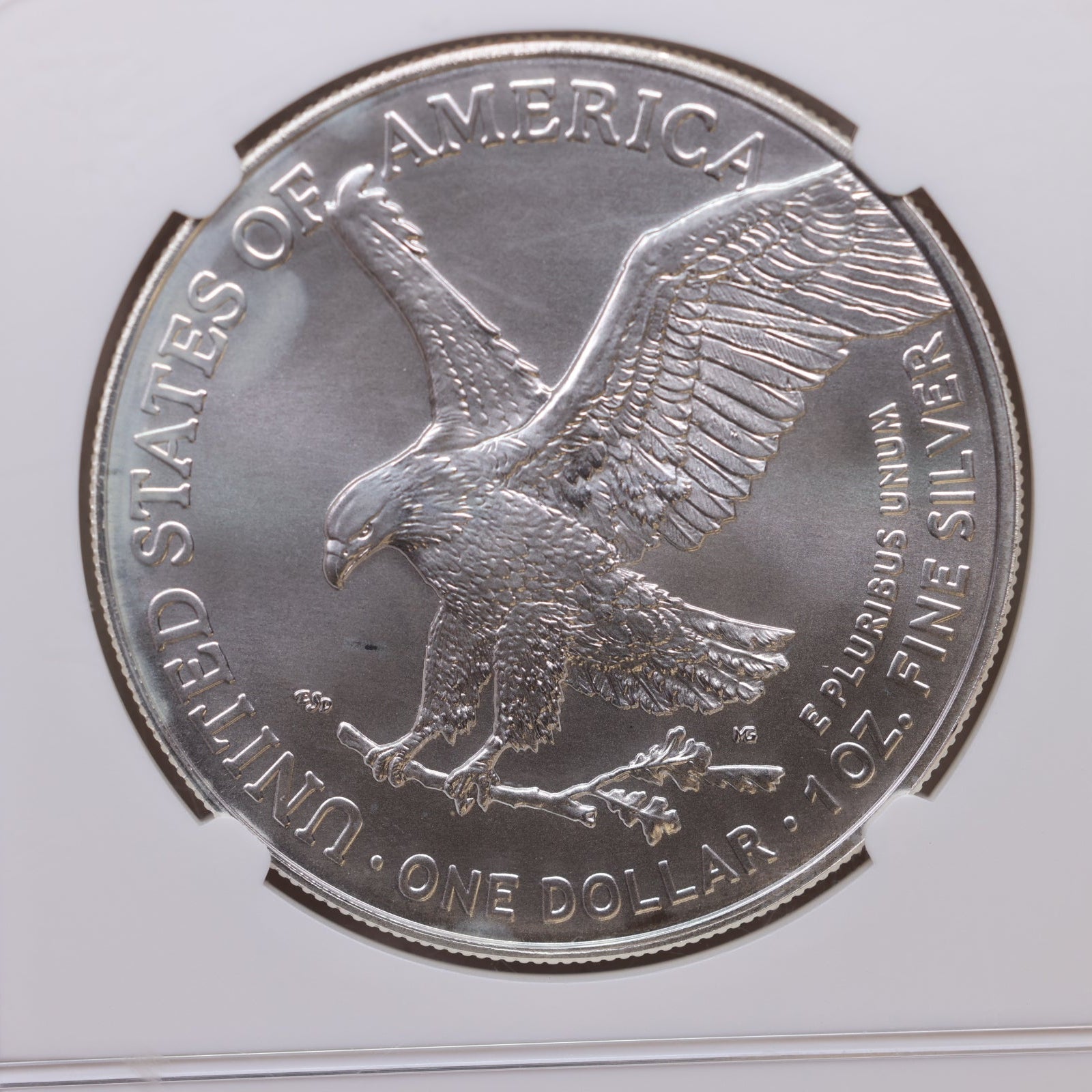 2021 American Silver Eagle, Type-2, 'First Day of Issue', NGC MS70, Store #AE0251