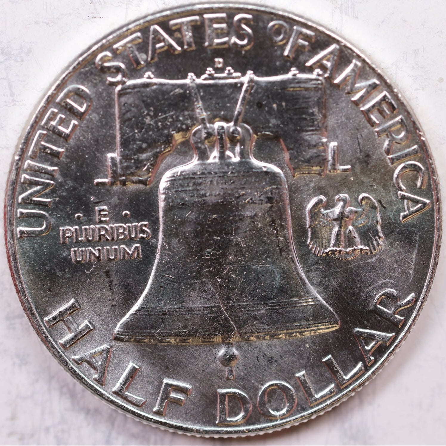 1963-D Franklin Half Dollar, Mint State Uncirculated Coin, Store #HR1200