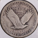 1925 Standing Liberty Quarter, Very Good Circulated Coin, Store