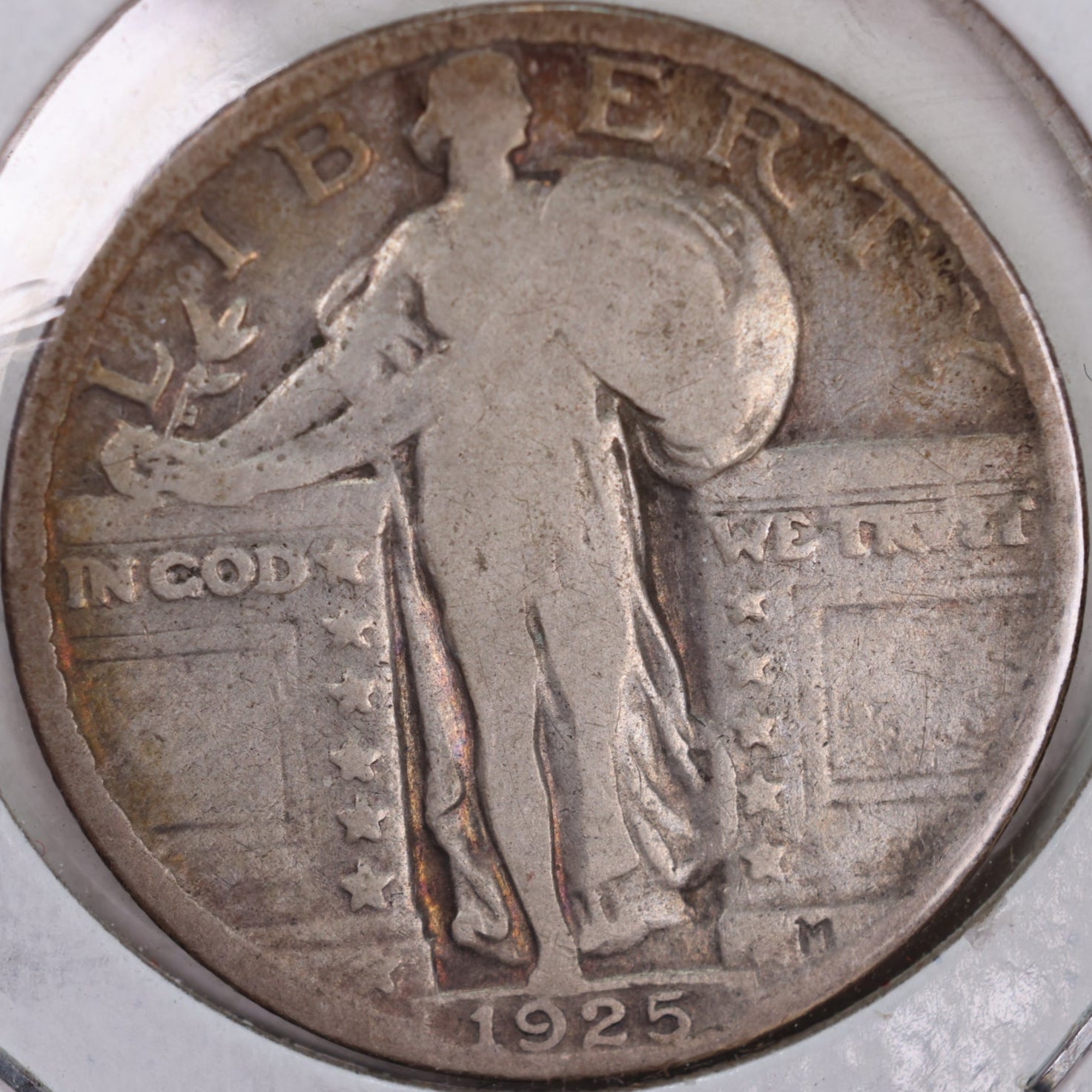 1925 Standing Liberty Quarter, Very Good Circulated Coin, Store #QR0092