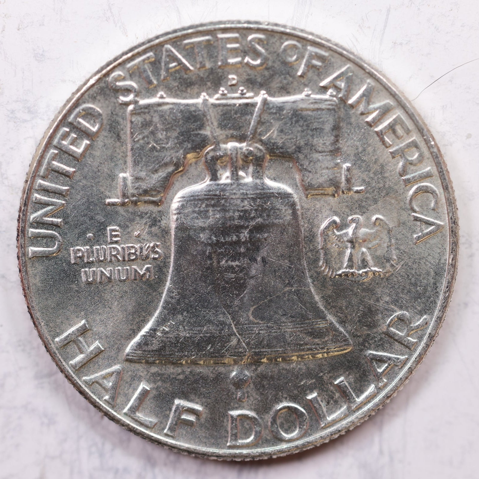 1961-D Franklin Half Dollar, Mint State Uncirculated Coin, Store #HR1202