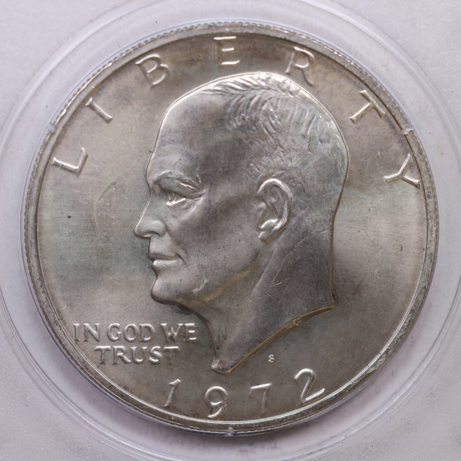 1972-S Eisenhower Dollar, Silver. Uncirculated Coin. PCGS Shaker MS-66, Store #GDR0323.