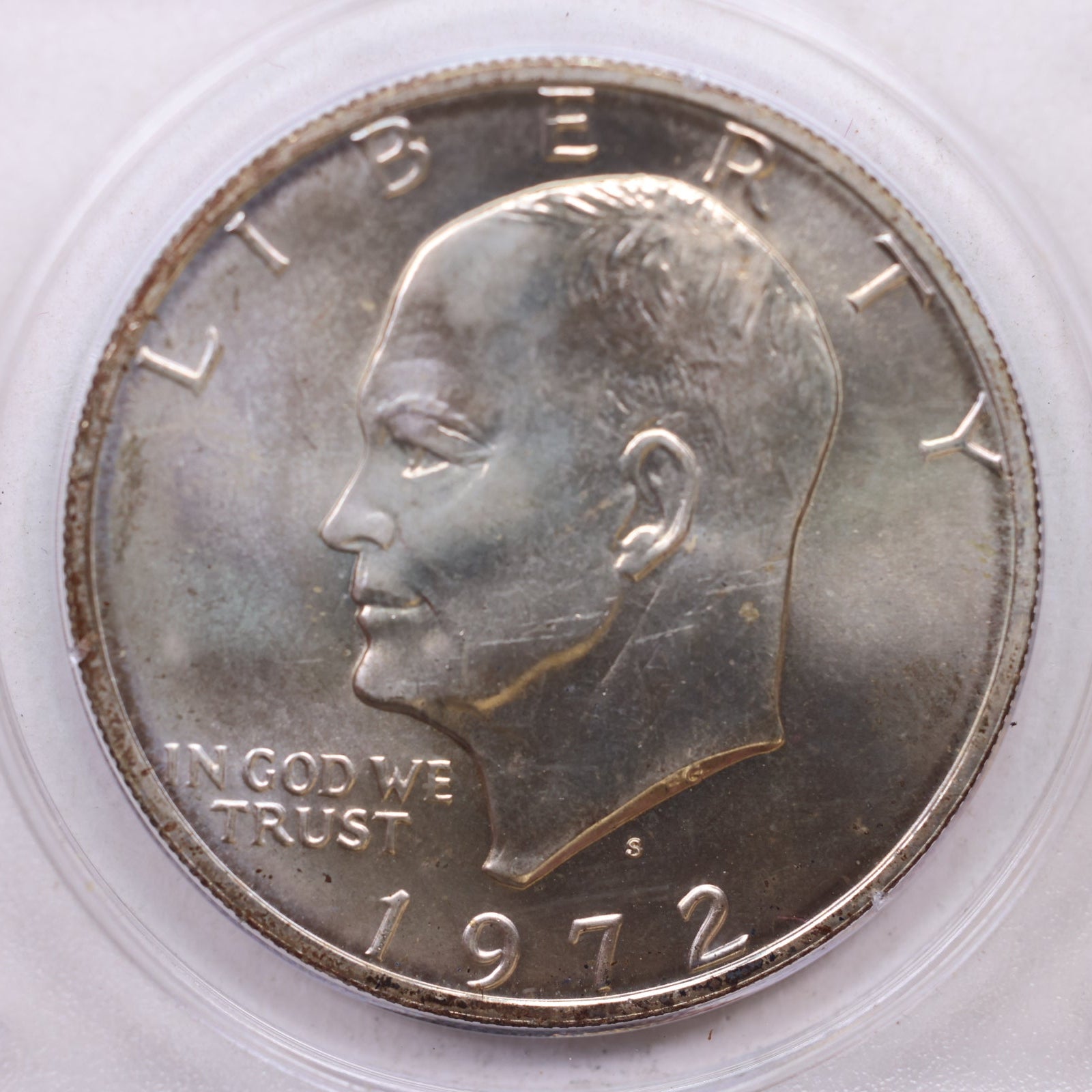 1972-S Eisenhower Dollar, Silver. Uncirculated Coin. PCGS Shaker MS-66, Store #GDR0323.