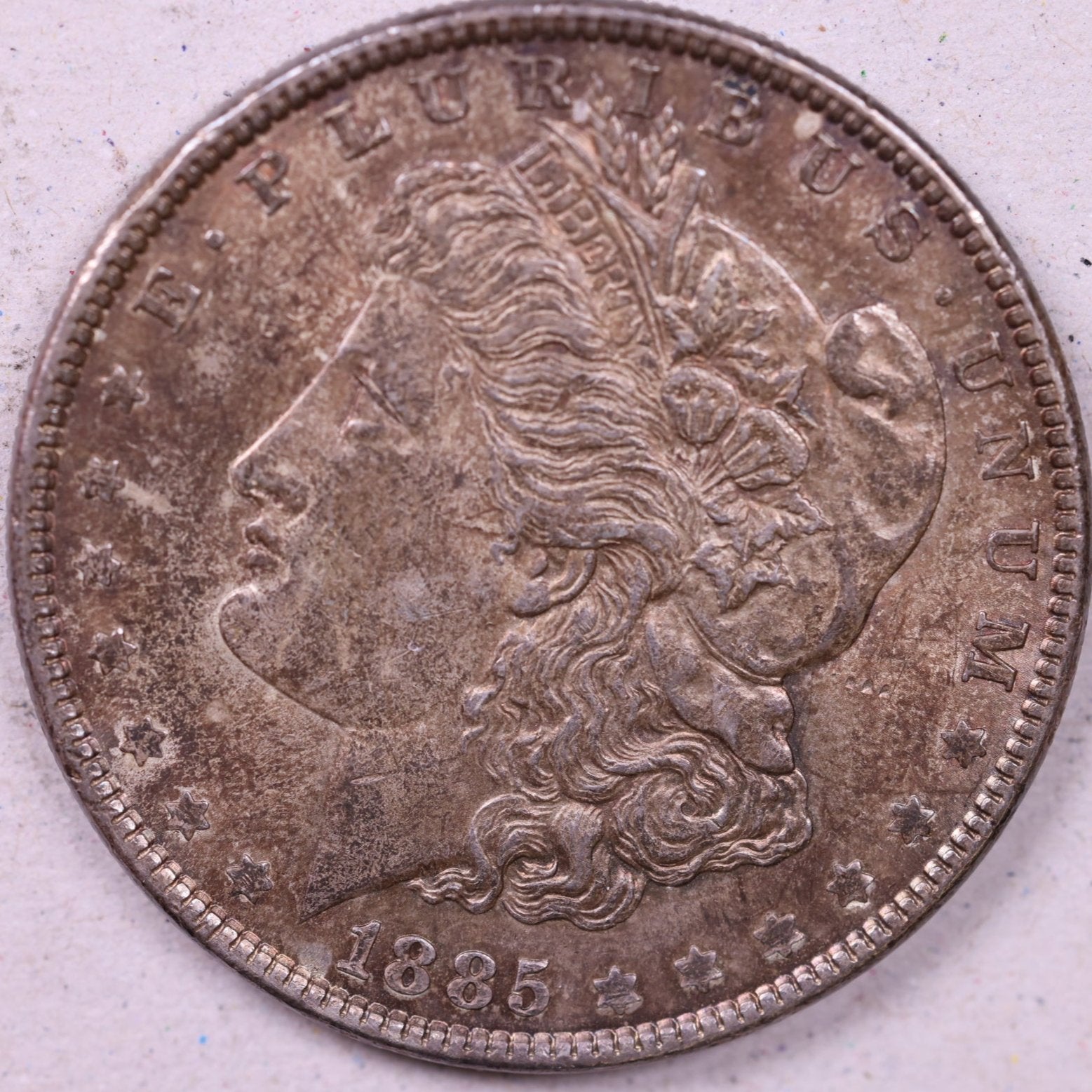 1885 Morgan Dollar, Mint State Uncirculated Coin, Store #DR0037