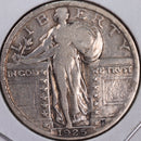 1925 Standing Liberty Quarter, Fine+ Circulated Coin, Store