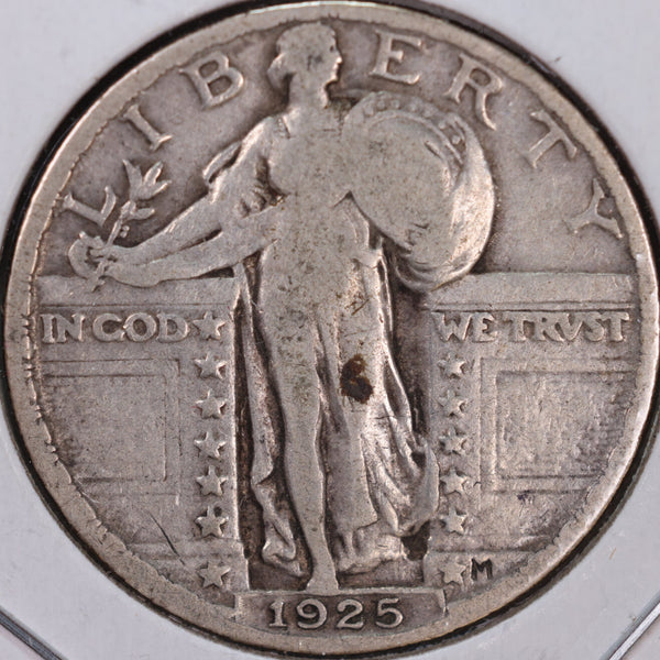 1925 Standing Liberty Quarter, Fine Circulated Coin, Store #QR0096