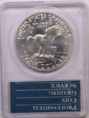 1974-S Eisenhower Dollar, Silver. Uncirculated Coin. PCGS Shaker MS-64, Store