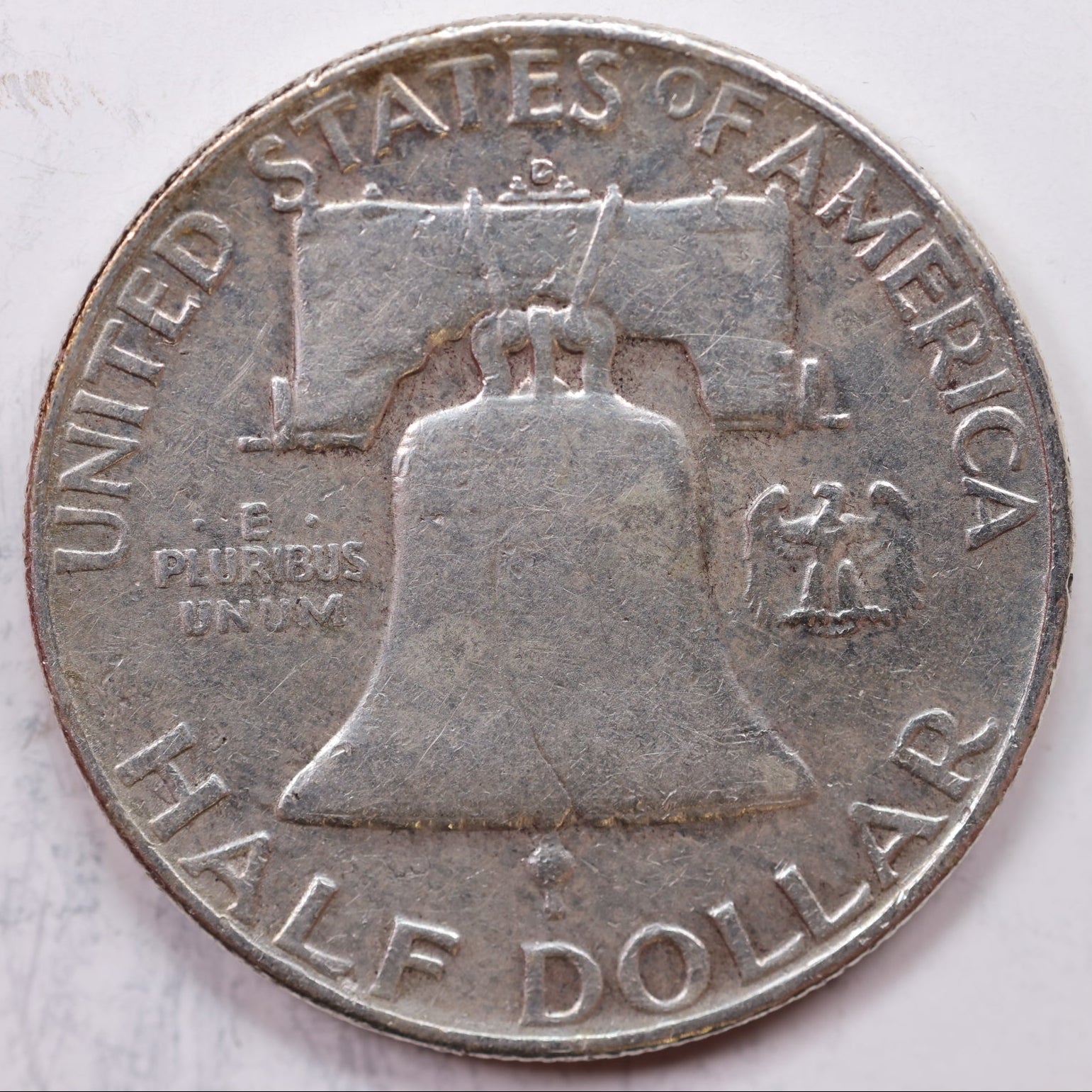1953-D Franklin Half Dollar, Very Fine Circulated Coin, Store #HR1206