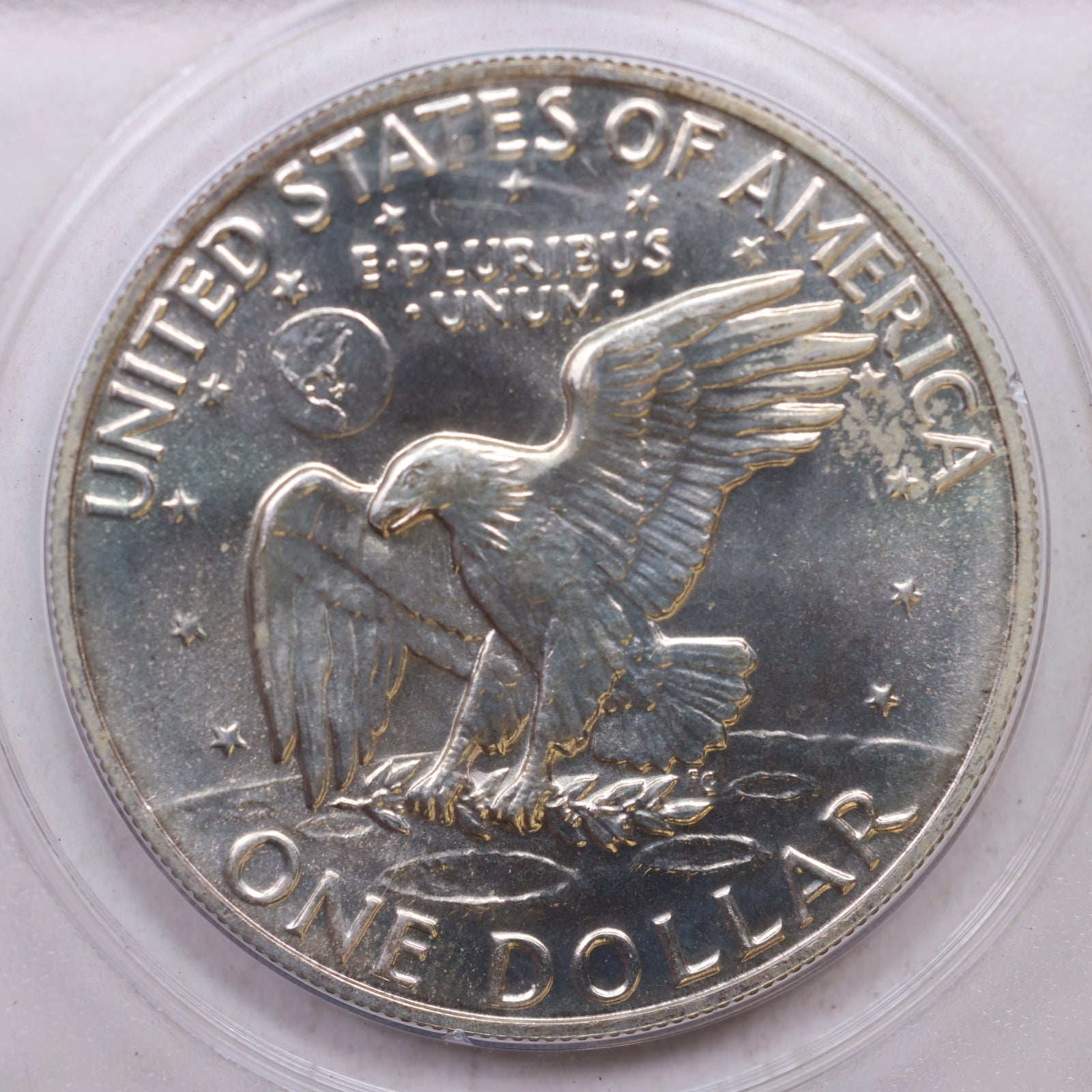 1974-S Eisenhower Dollar, Silver. Uncirculated Coin. PCGS Shaker MS-64, Store #GDR0324.