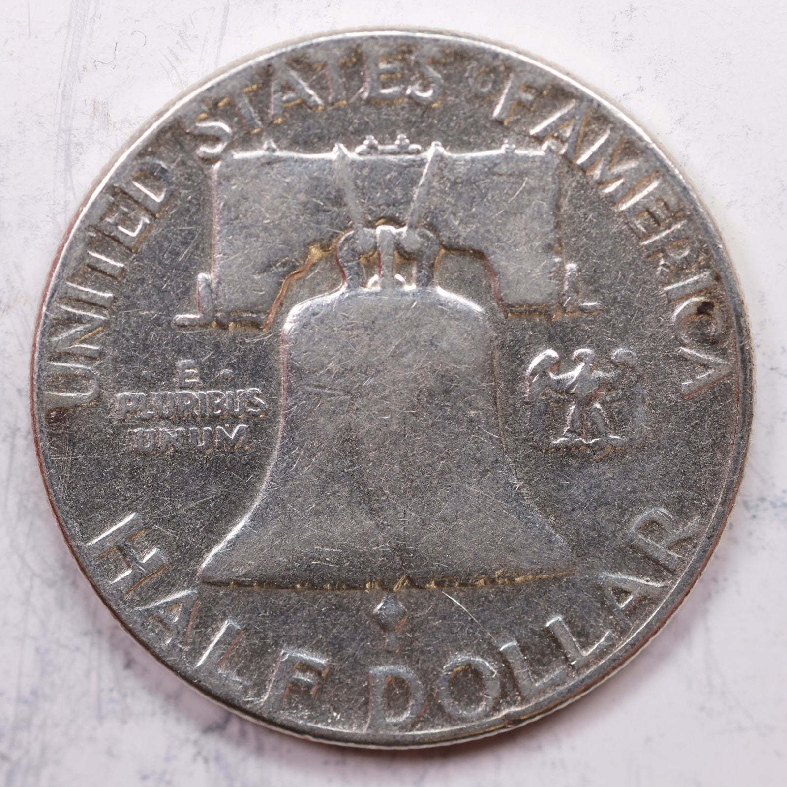 1954 Franklin Half Dollar, Very Good Circulated Coin, Store #HR1213