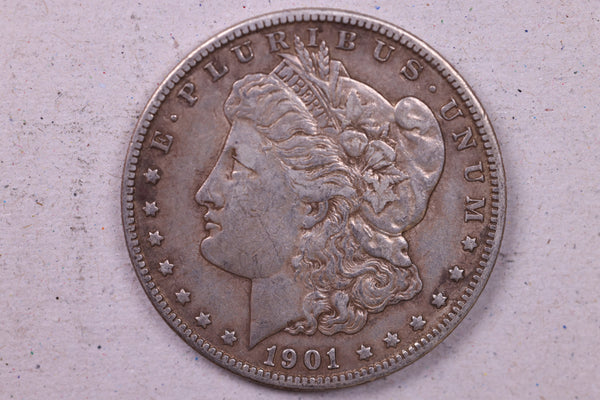 1901-O Morgan Silver Dollar., Extra Fine Circulated Coin., Store #1211